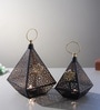 Black Amira Lanterns Set