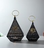 Black Amira Lanterns Set