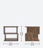Amiri End Table In Dark Oak Finish