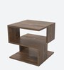 Amiri End Table In Dark Oak Finish