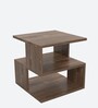 Amiri End Table In Dark Oak Finish