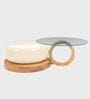 Amiya Modern Nesting Centre Tables In Teak Finish