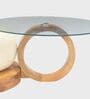 Amiya Modern Nesting Centre Tables In Teak Finish