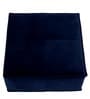 Amma Square Pouffe in Royal Navy Blue Colour