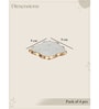 Amoeba Gleam Glass Coaster (Set Of 4)