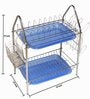 Amol Stainless Steel Pyramid 2 Tier Kitchen Rack