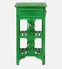 Amory Sheesham Wood End Table In Rustic Green Finish
