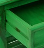 Amory Sheesham Wood End Table In Rustic Green Finish