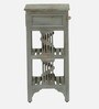 Amory Sheesham Wood End Table In Rustic Grey Finish