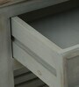 Amory Sheesham Wood End Table In Rustic Grey Finish