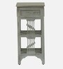 Amory Sheesham Wood End Table In Rustic Grey Finish