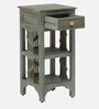 Amory Sheesham Wood End Table In Rustic Grey Finish