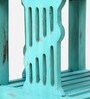 Amory Sheesham Wood End Table In Blue Finish