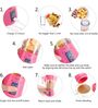 Amour Portable Electric USB Juice Maker Bottle Blender with 6 Blades in Pink colour