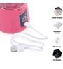 Amour Portable Electric USB Juice Maker Bottle Blender with 6 Blades in Pink colour