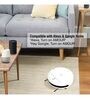 Amour V7s Smart Robotic Vacuum Cleaner with Alexa and Google home compatibility in White Colour