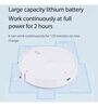 Amour V7s Smart Robotic Vacuum Cleaner with Alexa and Google home compatibility in White Colour
