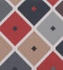 Amravan Fabric Linen Trunk In Multi-Colour