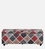 Amravan Fabric Linen Trunk In Multi-Colour