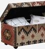 Amravan Linen Trunk in Provincial Teak Finish