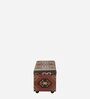 Amravan Linen Trunk in Provincial Teak Finish