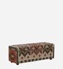 Amravan Linen Trunk in Provincial Teak Finish