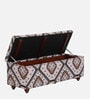 Amravan Sheesham Wood Linen Trunk in Honey Oak Finish