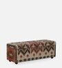 Amravan Linen Trunk in Provincial Teak Finish