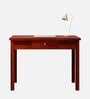 Amroha Writing Table In Honey Finish