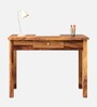 Amroha Writing Table In Natural Teak Finish