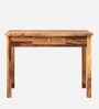 Amroha Writing Table In Natural Teak Finish