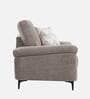 Amsterdam Fabric 1 Seater Sofa in Grey Colour