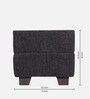 Amy Pouffe in Mossy Grey Colour