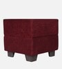 Amy Pouffe in Mossy Maroon Colour