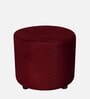 Amy Pouffe in Mossy Maroon Colour