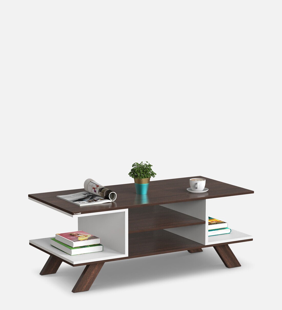 Buy Anatdol Coffee Table in Wenge Finish By bluewud Online