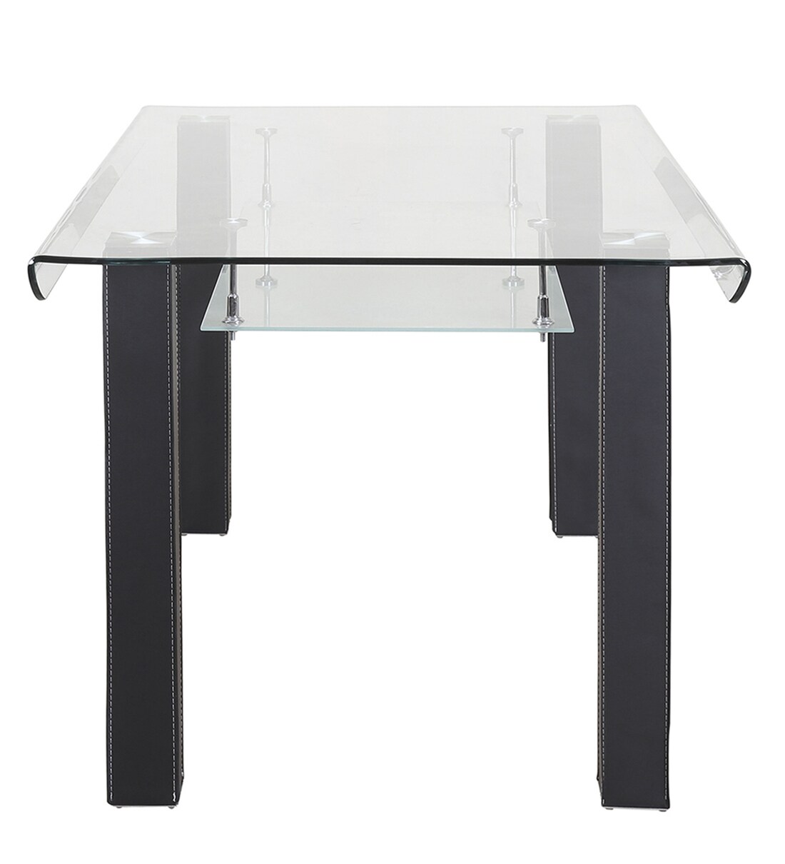 Buy Andrew 6 Seater Dining Table in Black Colour By Nilkamal Online