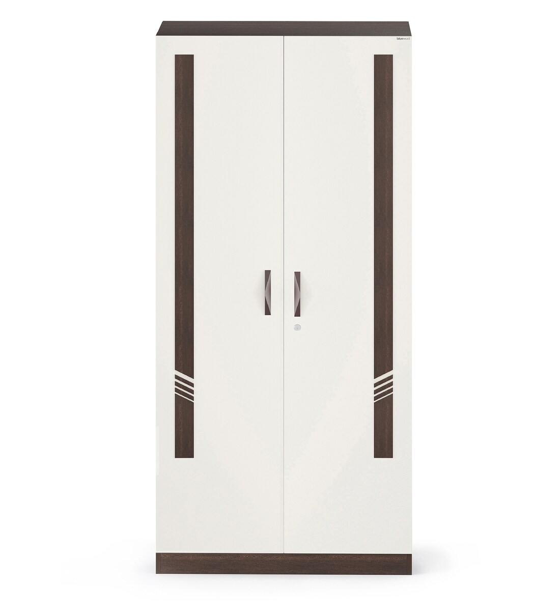 Buy Andrie 2 Door Wardrobe in Wenge & White Finish Online 2 Door Wardrobes Wardrobes