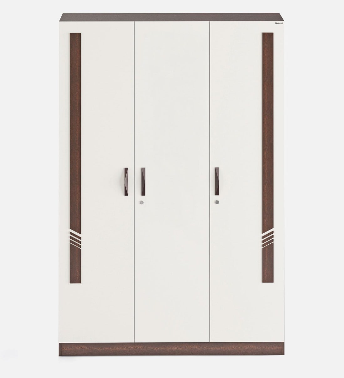 Buy Andrie 3 Door Wardrobe in Wenge & White Finish at 32% OFF by