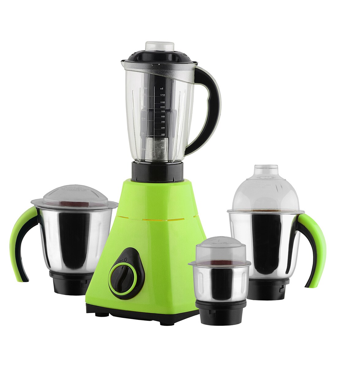Buy Anjalimix Amura 750W Green Mixer Grinder With 4 Jars Online Mixer
