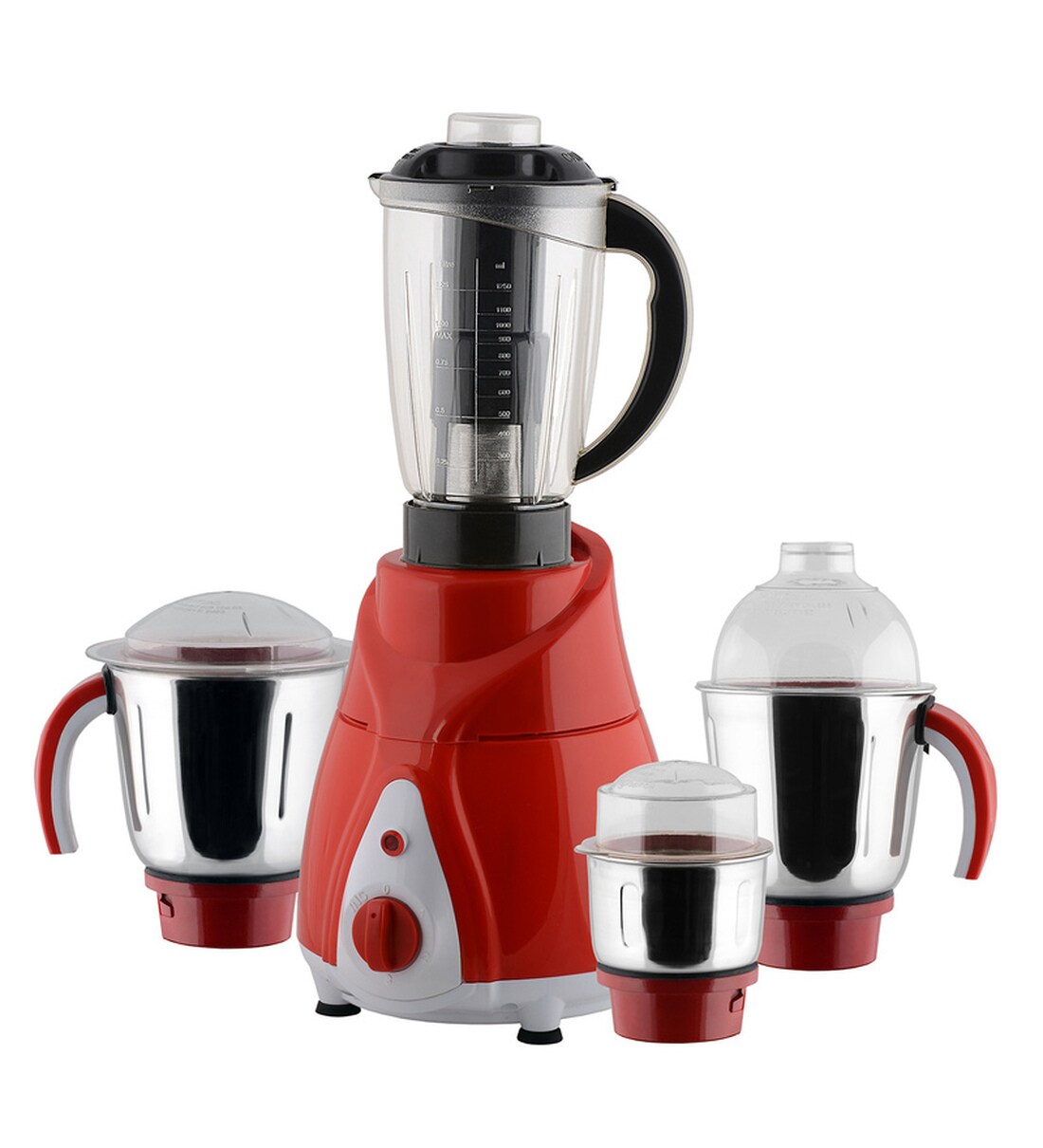 Buy AnjaliMix 4 Jars 1000W Red Juicer Mixer Grinder (Model No