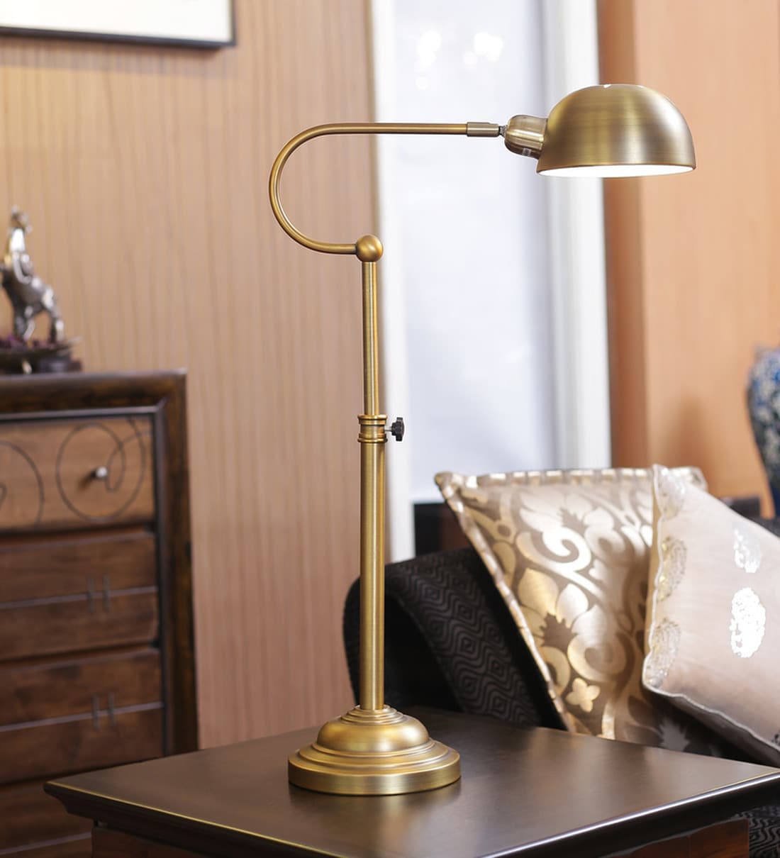 antique brass table lamps