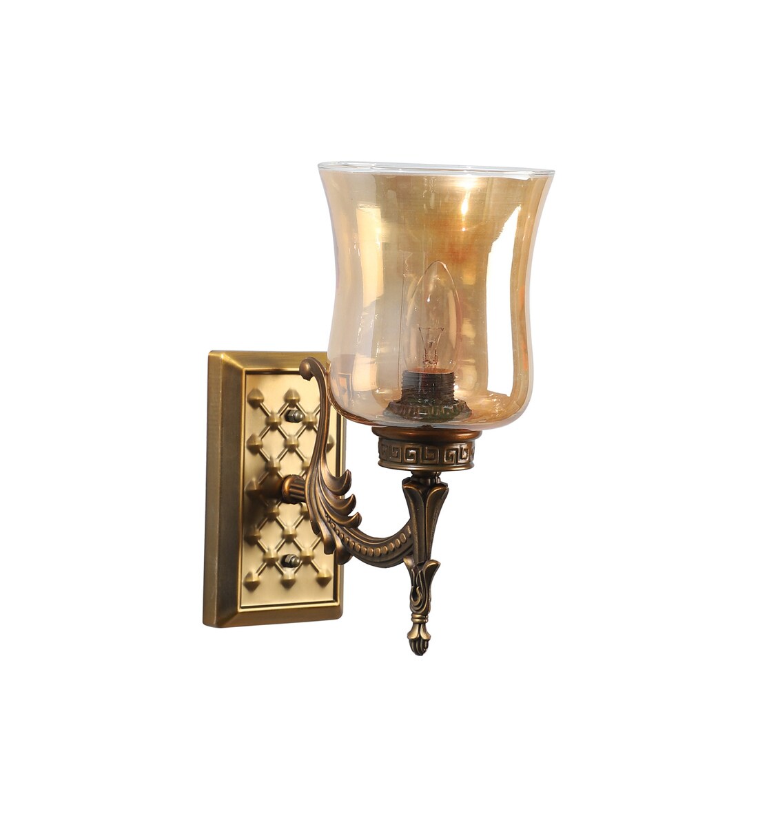 Buy Antique Brass Metal Wall Light By Eliante By Jainsons Lights Online