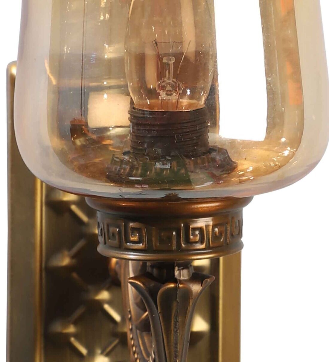 Buy Antique Brass Metal Wall Light By Eliante By Jainsons Lights Online