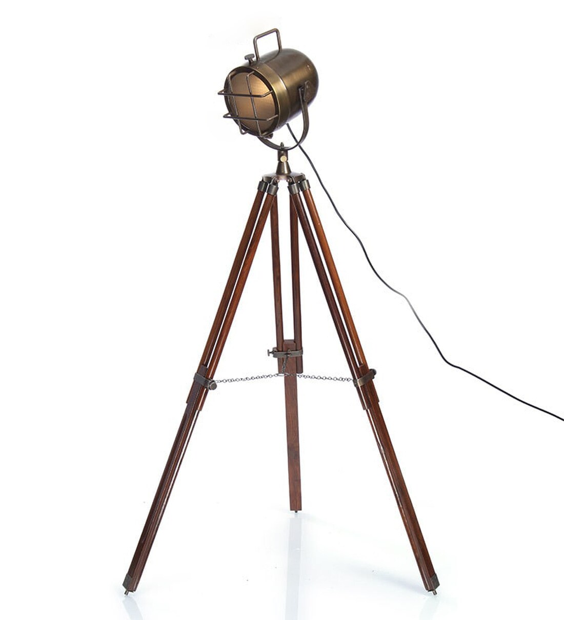Buy Brown Metal Tripod Lamp by Ethnic Roots Online Tripod Floor Lamps Lamps Lamps and