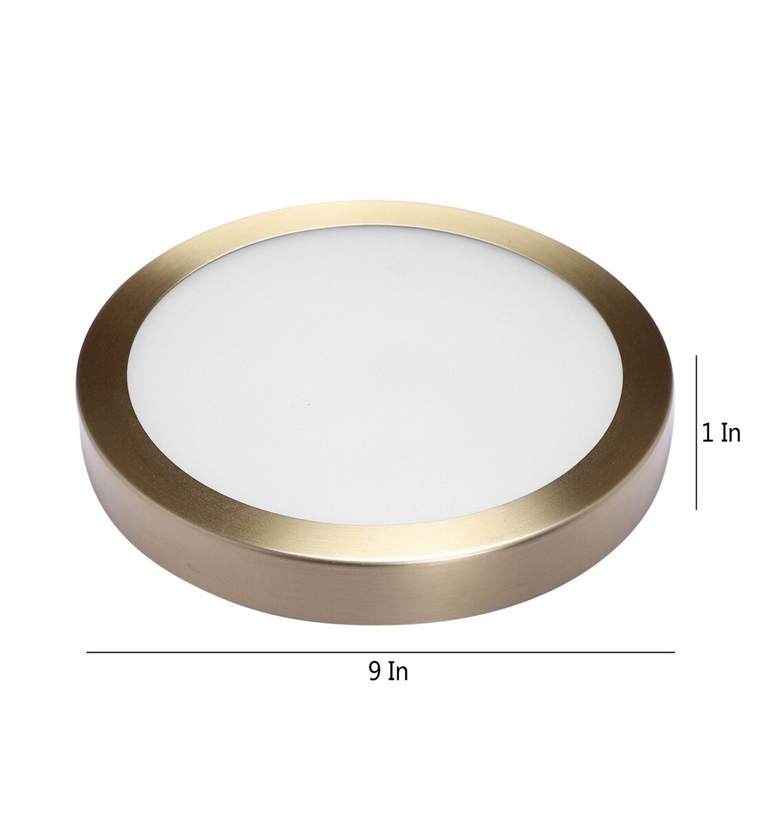 Buy Antique Gold Aluminium Flush Mounts By Learc Designer Lighting