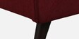 Analia Fabric 3 Seater Sofa In Garnet Red Colour