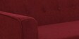 Analia Fabric 3 Seater Sofa In Garnet Red Colour