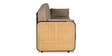 Andaman Havelock Fabric 3 Seater Sofa In Black Finish