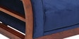Anderson Solid Wood 3 Seater Sofa in Blue Colour